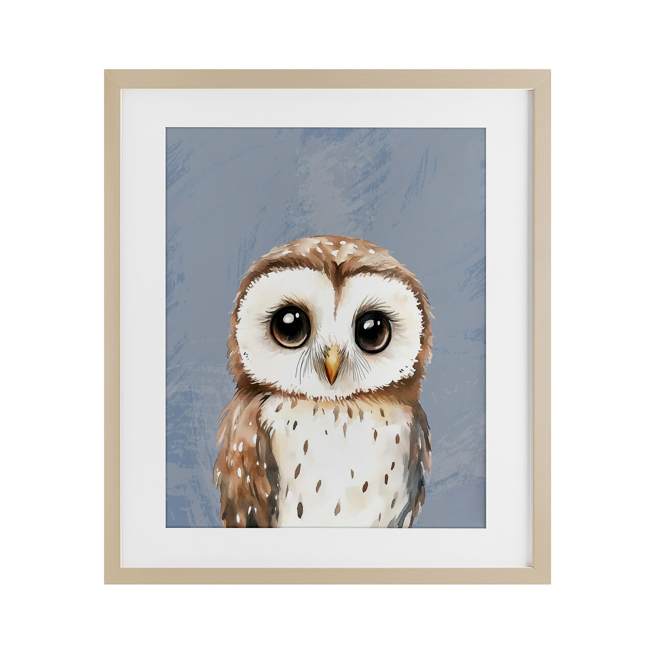 Stupell Industries Sweet Woodland Owl Framed Print Under Glass, design by Christine Simpson Art